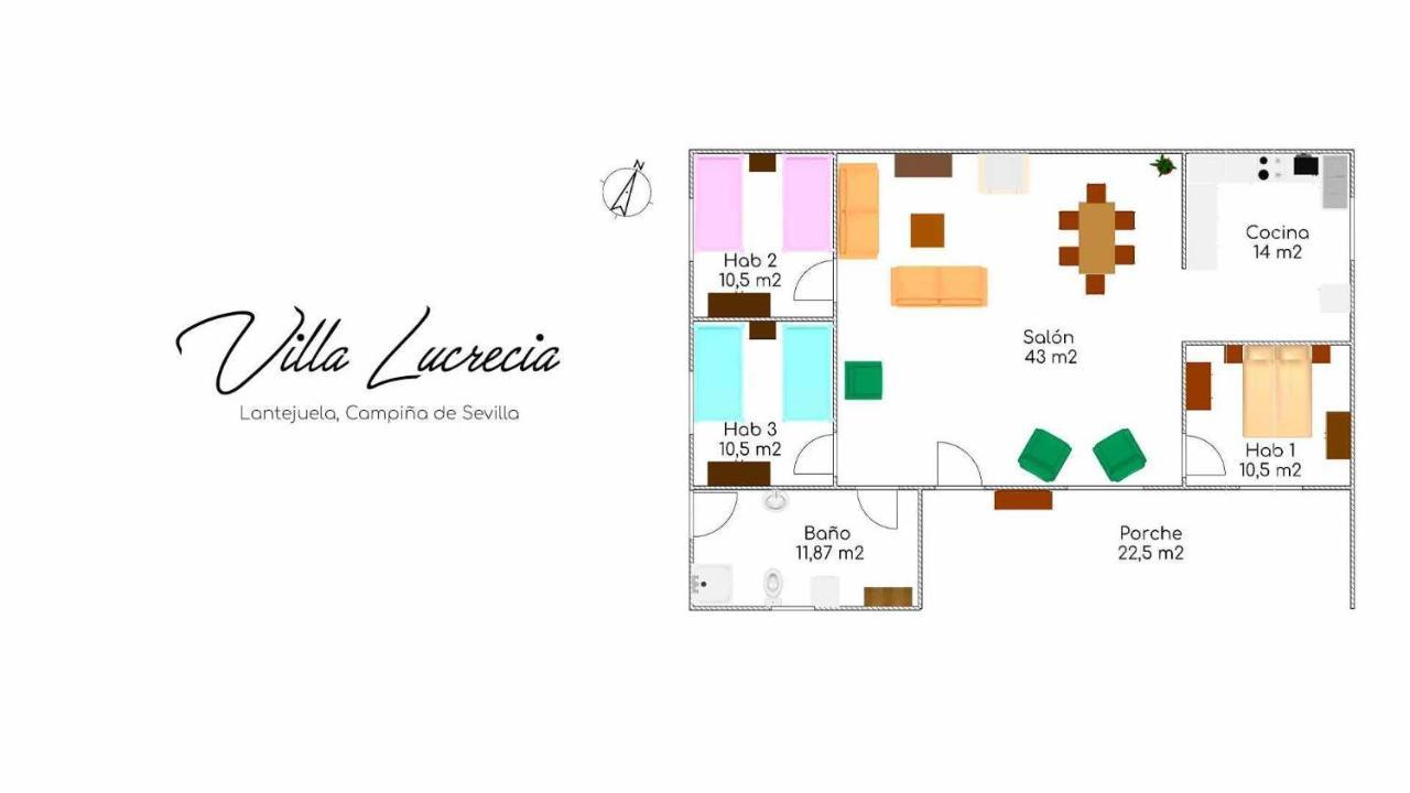 Casa Rural Villa Lucrecia La Lantejuela エクステリア 写真